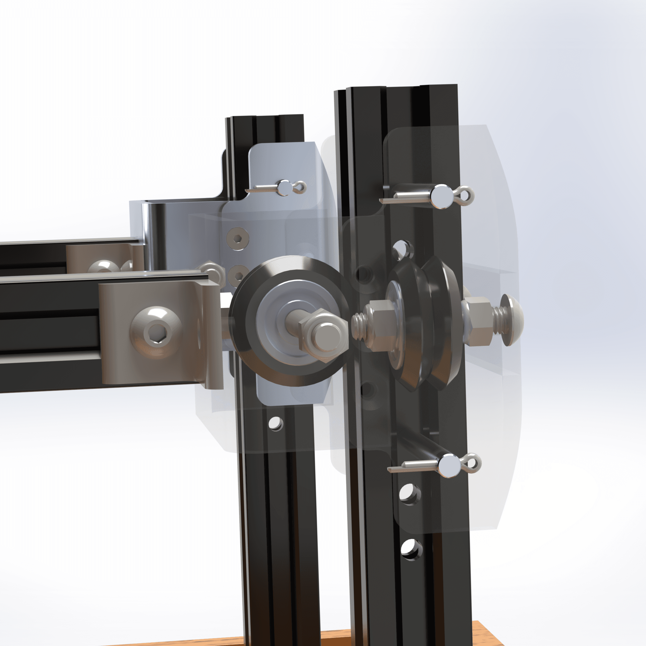 Wheel Test Jig - CAD View 3