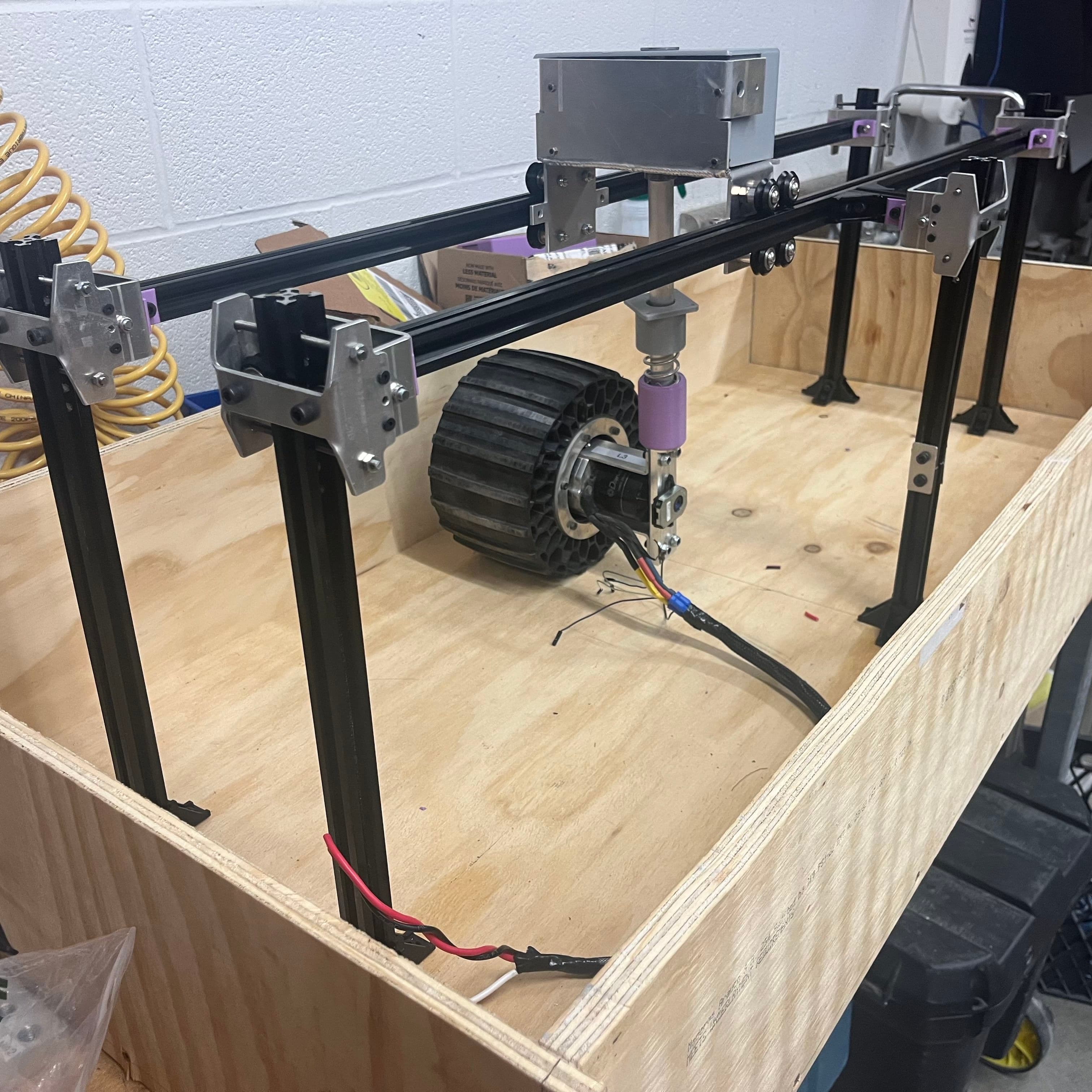 Wheel Test Jig - Progress View 1